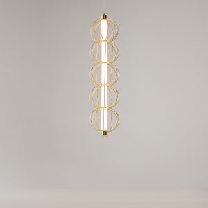 Golden Cage, Pendant lamp MOD216PL-L10G3K - Image 4