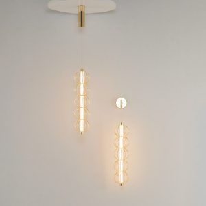 Golden Cage, Pendant lamp MOD216PL-L10G3K - Image 3