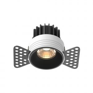 Round, Downlight DL058-7W3K-TRS-B - Image 1