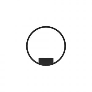 Rim, Wall lamp MOD058WL-L25BK - Image 1