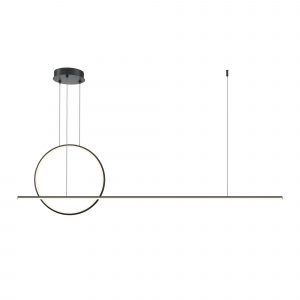 Halo, Pendant lamp MOD247PL-L49BK