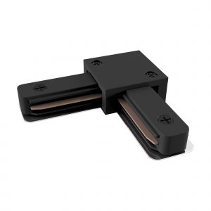 Accessories for tracks Unity, TRA001CL-11B Unity L-shaped Connector Black - Image 1