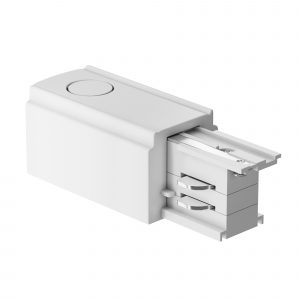Accessories for tracks Trinity, TRA005B-31W-L Power Input Left Trinity White - Image 1