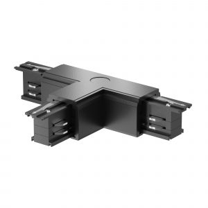 Accessories for tracks Trinity, TRA005CT-31B-L Connector T-shaped Left Trinity Black - Image 1