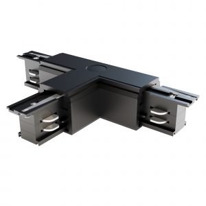 Accessories for tracks Trinity, TRA005CT-31B-R Connector T-shaped Right Trinity Black - Image 1