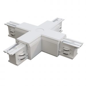 Accessories for tracks Trinity, TRA005CX-31W Trinity X-shaped Connector White - Image 1