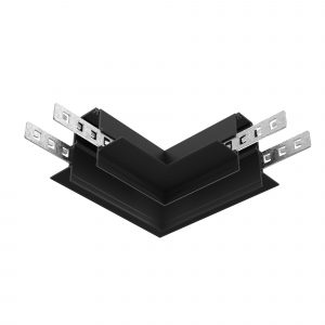 Accessories for tracks Exility, Angular Exility connector built-in for GKL 12.5mm, black