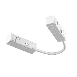 Accessories for tracks Exility, Power Connector Angled 15cm Exility White TRA034CPC-42W-15-1
