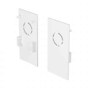 Accessories for tracks Exility, TRA034EC-41W Plugs for overhead busbar 2 pcs White