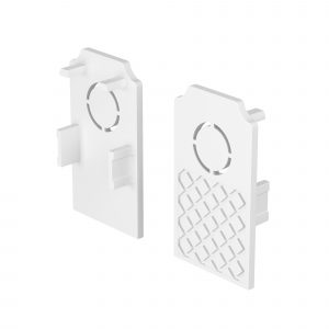 Accessories for tracks Exility, TRA034EC-42W Plugs for built-in busbar 2 pcs white