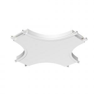 Accessories for tracks Radity, TRA084CX-11W X-shaped Connector Radity White - Image 1