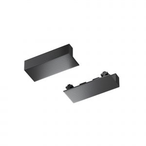 Accessories for tracks Radity, TRA084EC-112B Mounting kit with Radity plugs 2 pieces, Black - Image 1