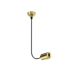 Accessories for tracks Flarity, Side power input "Flarity" brass TRA154C-SB1-BS
